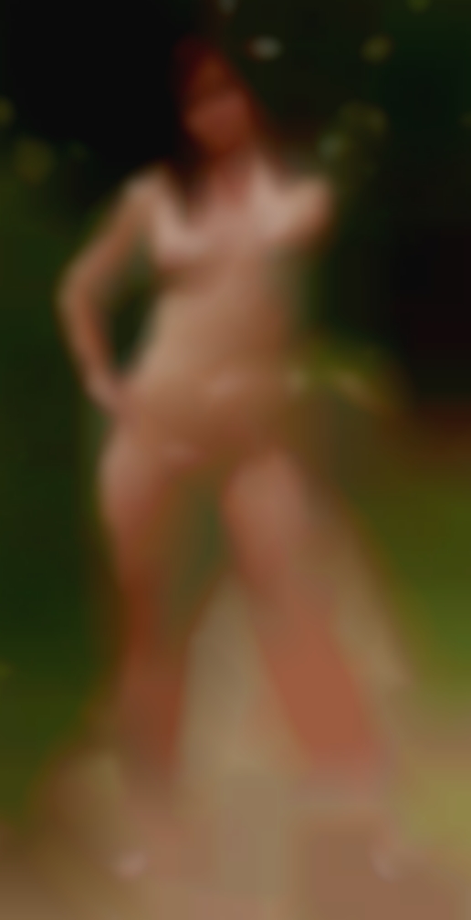 Woman play with watching thay possy in water.